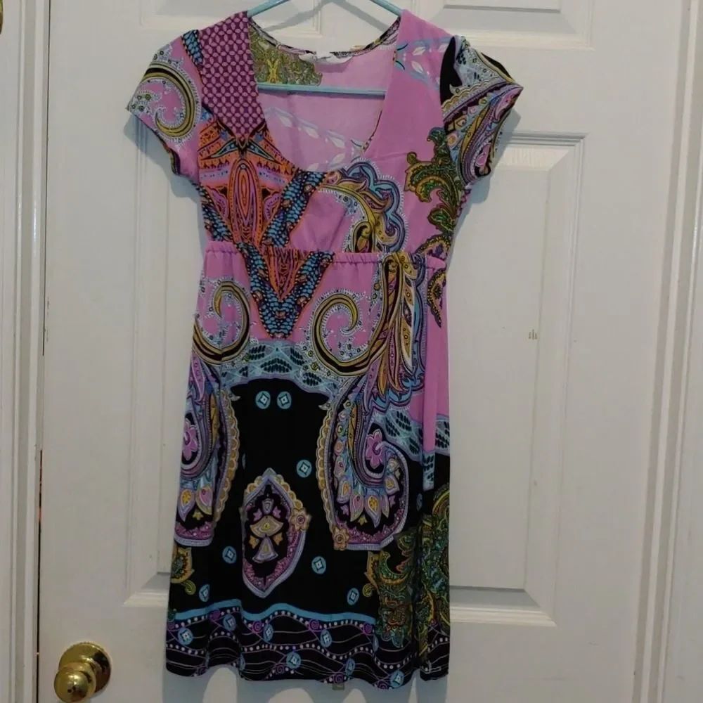 5th & Love Paisley tunic dress Sz S